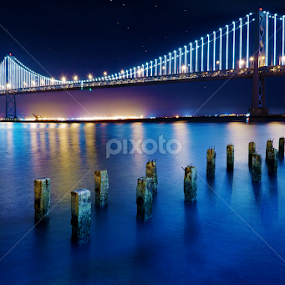 Past and Present by Craig Bill - City,  Street & Park Night