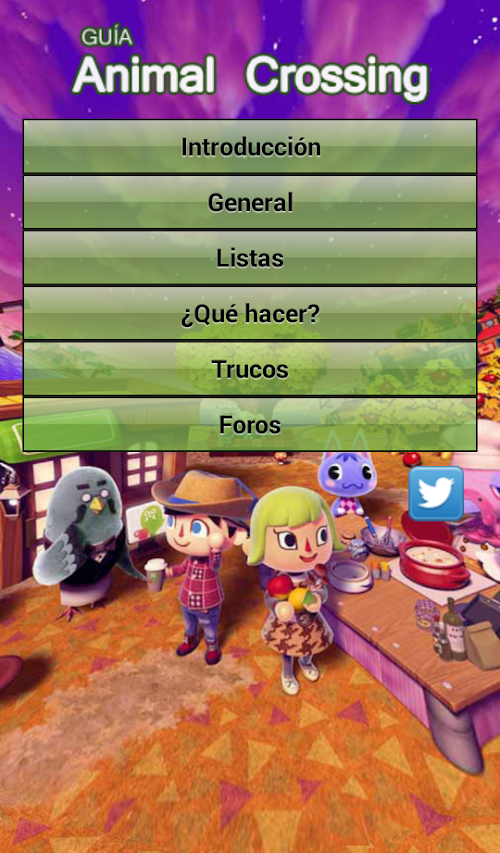 Android application Animal Crossing New Leaf Guía screenshort