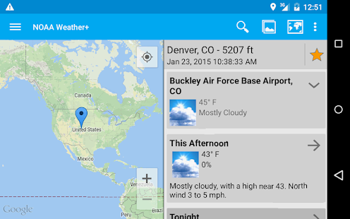 NOAA Weather Screenshots 0