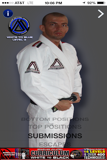 【免費運動App】BJJ WHITE-BLUE LVL.3 JIU JITSU-APP點子