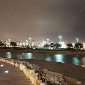along the shore by Mhel Pernia - City,  Street & Park City Parks