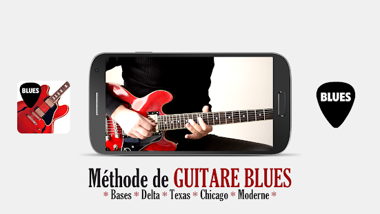 Capture d'ecran de l'application Android Blues Guitar Method