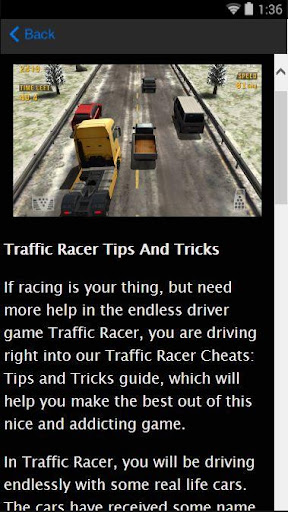 Traffic Race Tips And Tricks