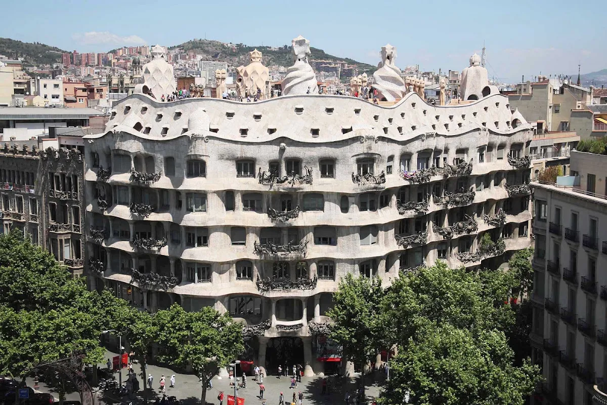 La-Pedrera-Barcelona - Casa Milà, or La Pedrera, is one of the top landmarks in Barcelona. The building was designed by noted architect Antoni Gaudi.