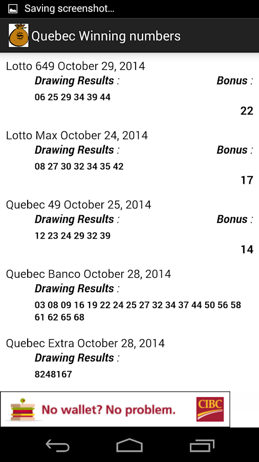 Loto Quebec 49 Winning Numbers