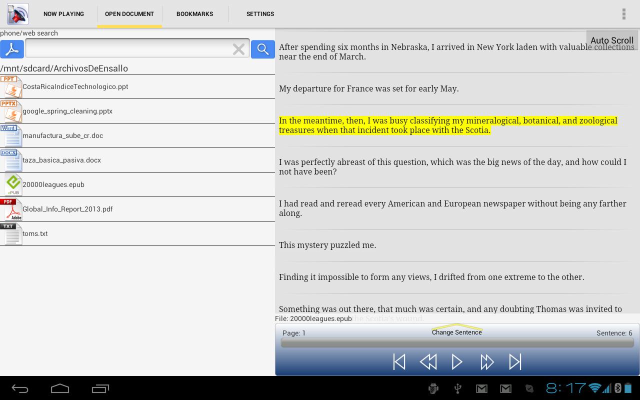    Pdf to Speech Pro- screenshot  