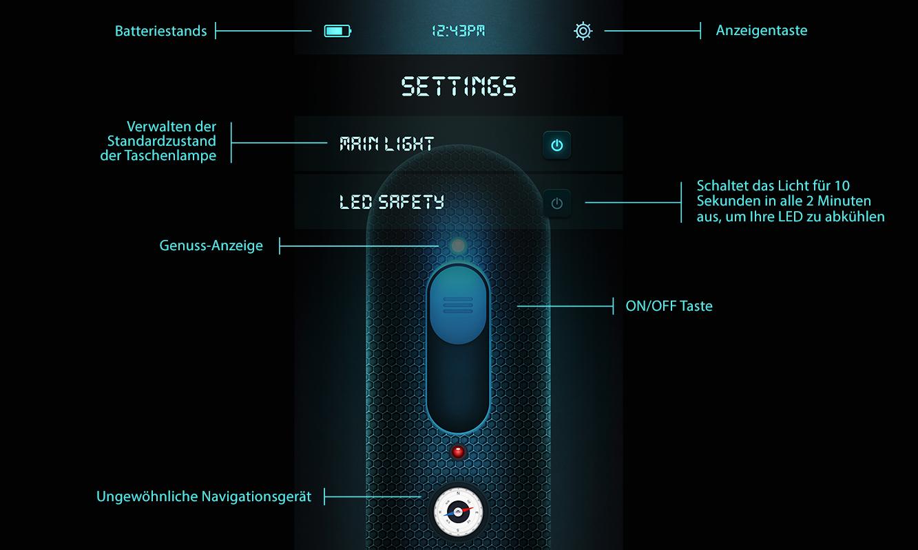 Android application Flashlight of Future Year 2048 screenshort