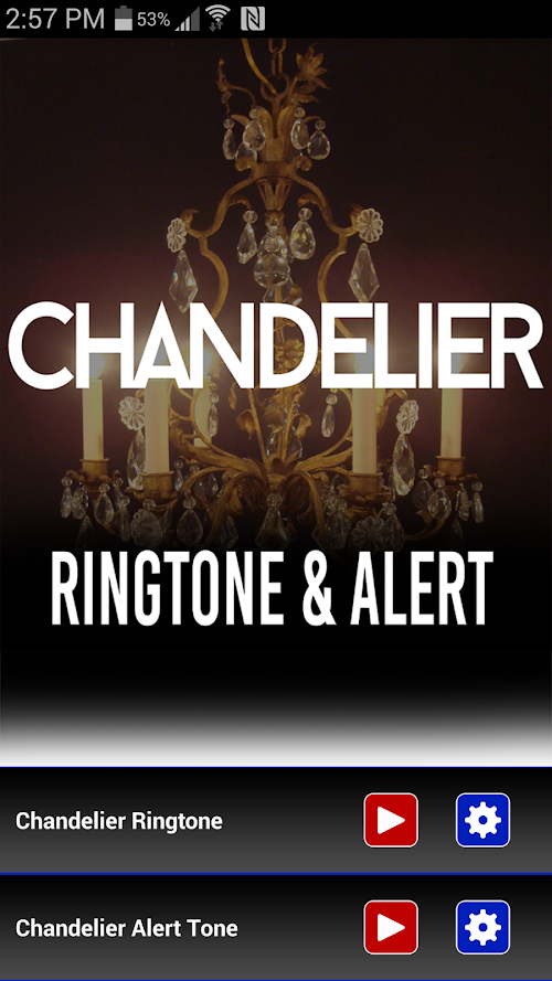 Android application Chandelier Ringtone screenshort