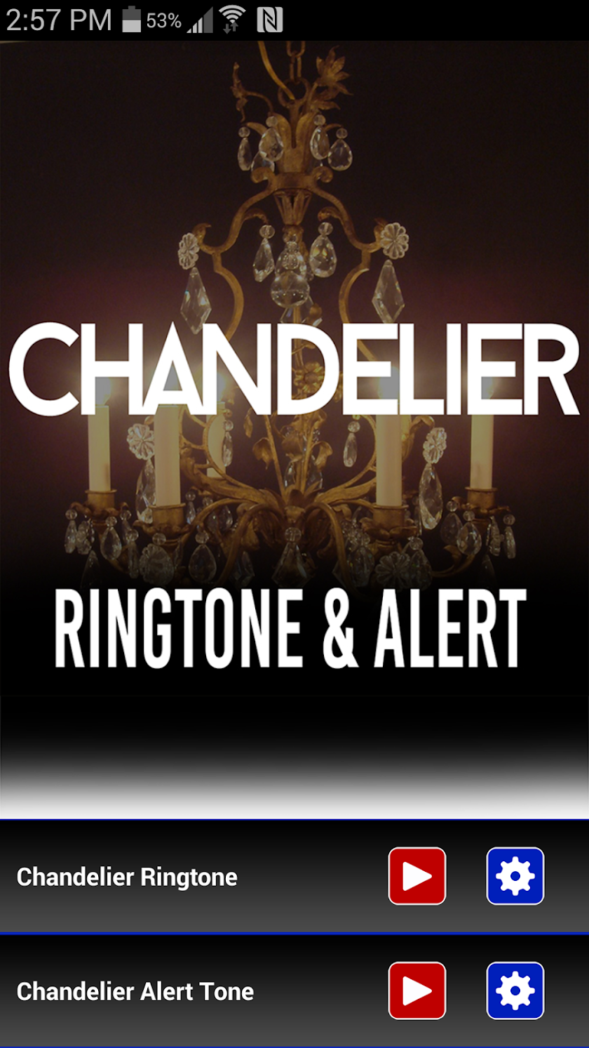 Chandelier Ringtone Screen 1