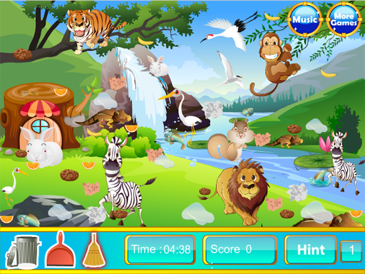 Zoo Clean Up Games