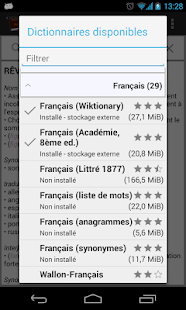 Dictionnaires hors ligne pro - screenshot thumbnail