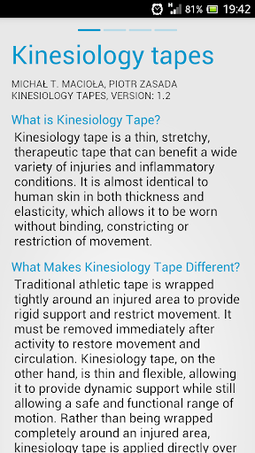 Kinesiology Tape