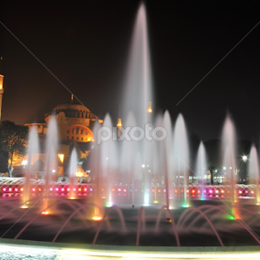 Multicolor fountain by Plamen Filipov - City,  Street & Park Fountains