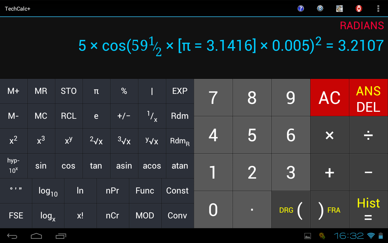 Scientific Calculator (adfree) - screenshot