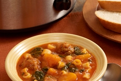 Slow Cooker Butternut Squash Soup with Sausage