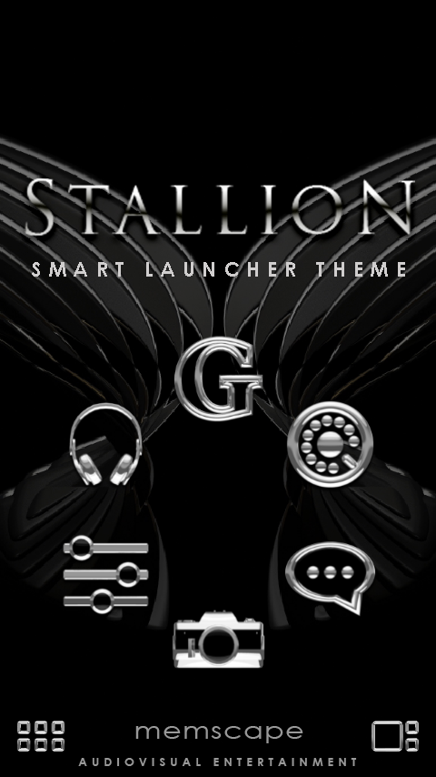 Smart Launcher Theme Stallion Screen 1
