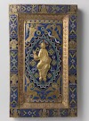 Back cover of an Evangeliary with a Salvator mundi (Blessing Christ)