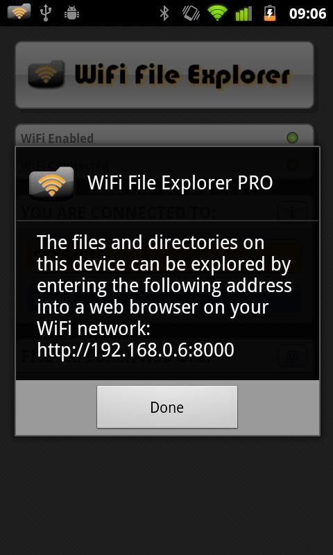 WiFi Arquivo Explorer PRO - screenshot
