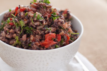 Perfect Baked Rice with Herbs and Veggies
