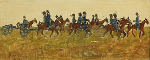 RIJKS: George Hendrik Breitner: Hussars on Maneuver 1923