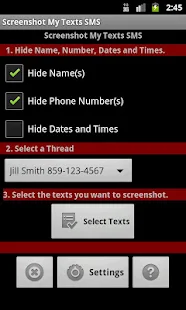  Tải ứng dụng chụp ảnh màn hình tin nhắn sms cho Android