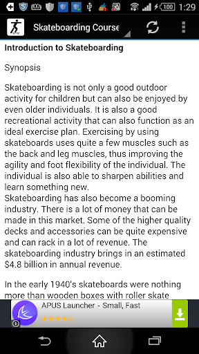 Skateboarding Course