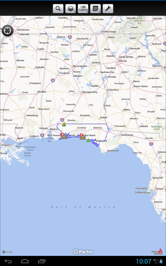 Gulf Power Outage Map