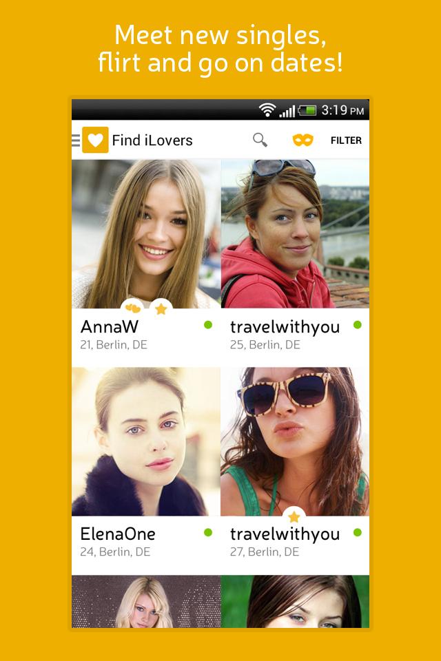 iLove - Free Dating &amp; Chat App Screen 1