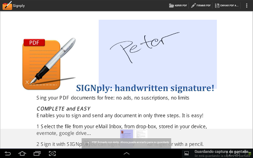 SIGNply handwritten signature