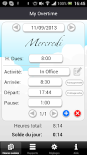 My Overtime - Contrôle Horaire – Vignette de la capture d'écran  