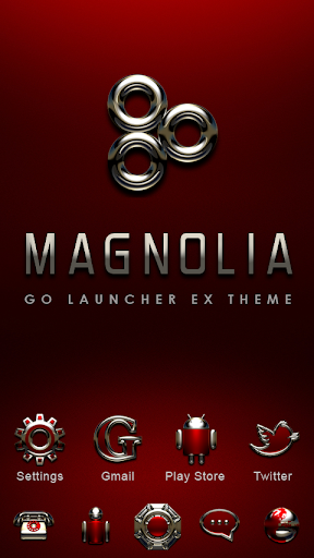 Magnolia GO Launcher Theme