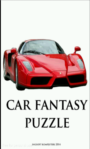 Car fantasy puzzle