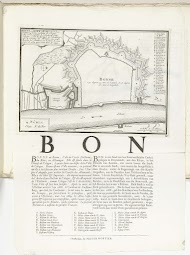 Plattegrond van Bonn, ca. 1702