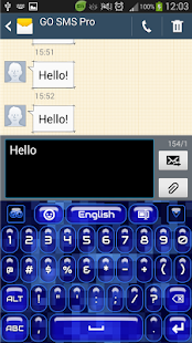 download Blue Keyboard free