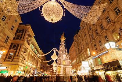 Vienna during Christmas.