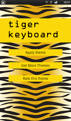 Tiger Keyboard Theme