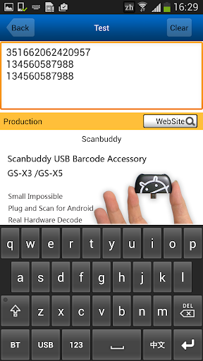 Generalscan Keyboard