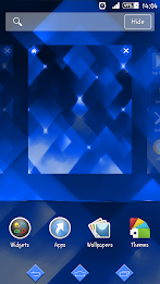 Sparkle Blue 2 Xperien Theme poster 8