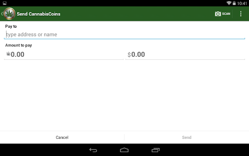 CannabisCoin Wallet Screenshots 3