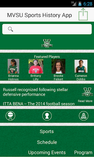 MVSU Sports History App