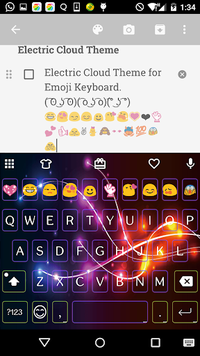 Electric Emoji Keyboard