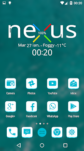How to download VRS White-Cyan Icon Pack patch 1.1.0 apk for android