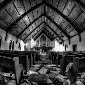 Abandoned Church by Dawn Robinson - Buildings & Architecture Decaying & Abandoned