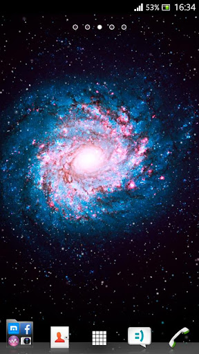 Spiral Galaxy Live Wallpaper