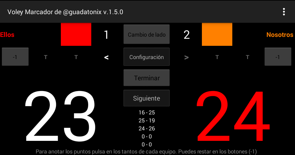 Voley Marcador Android Apps on Google Play