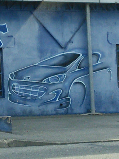 Graffiti Sport Car