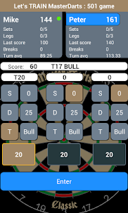 Lets TRAIN MasterDarts Screen 2