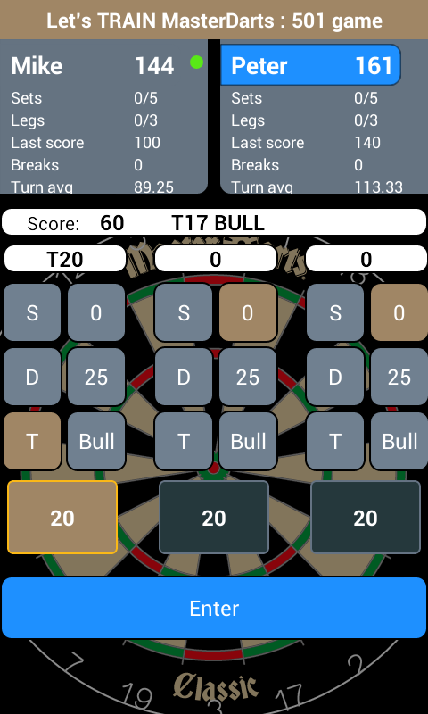 Lets TRAIN MasterDarts Screen 2