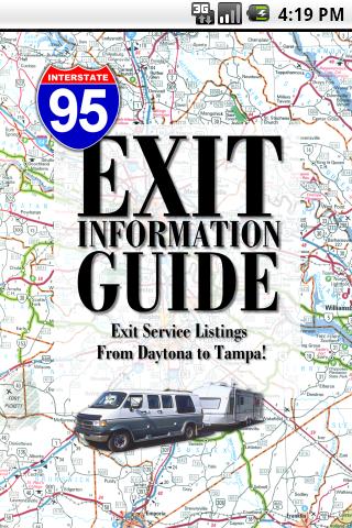 Android application I-95 Exit Guide screenshort