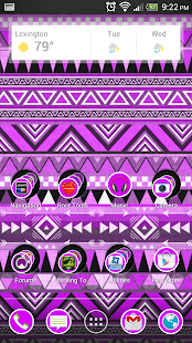 How to download Aztec Tribal Purple Theme 1.1 unlimited apk for pc